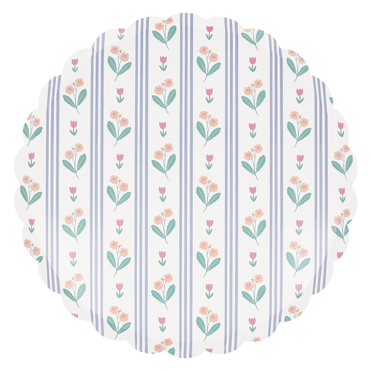 Bloomsbury Floral Pattern Dinner Plates (x 8)