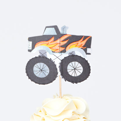 Monster Truck Cupcake Kit (x 24 toppers)