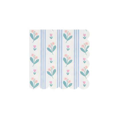 Bloomsbury Floral Pattern Small Napkins (x 16)