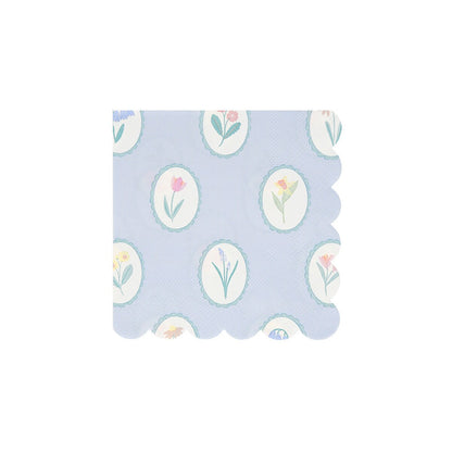 Bloomsbury Floral Pattern Small Napkins (x 16)