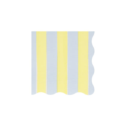 Pastel Stripe Small Napkins (x 16)