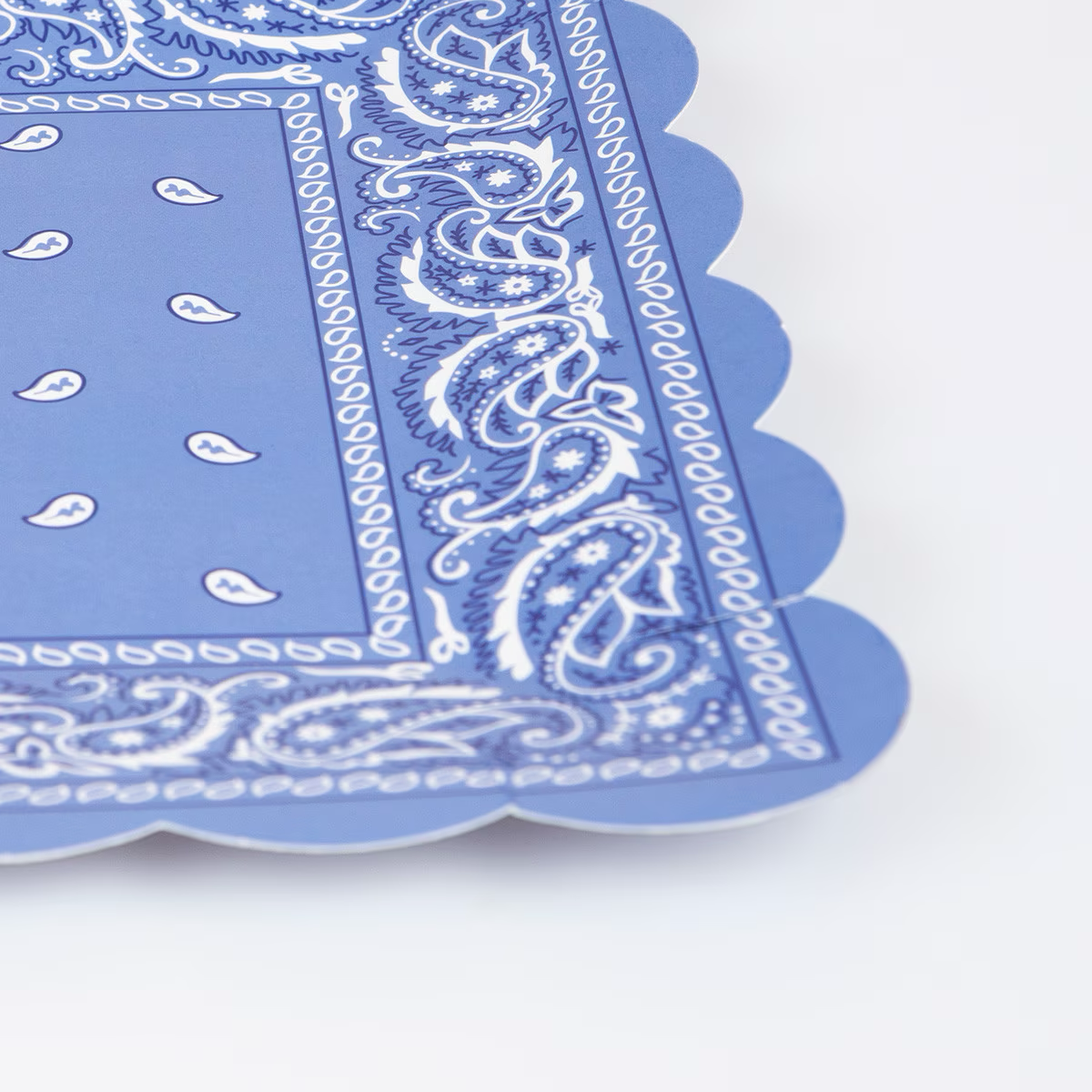 Western Bandana Square Plates (x 8)