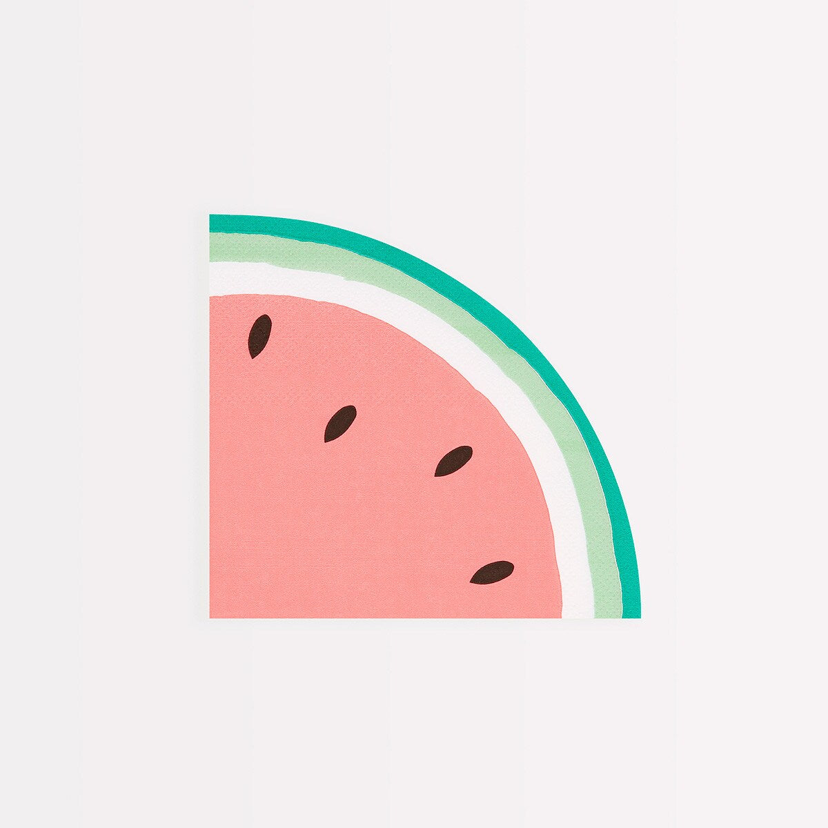 Watermelon Slice Napkins (x 16)