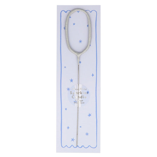 Silver Sparkler Candle