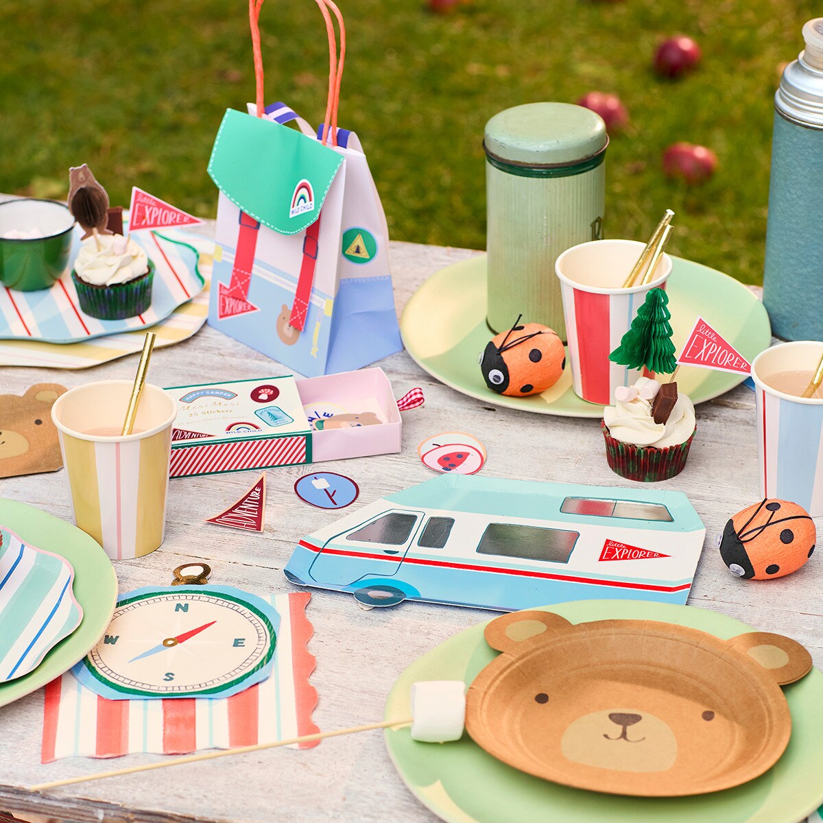 Preppy Stripe Large Napkins (x 16)