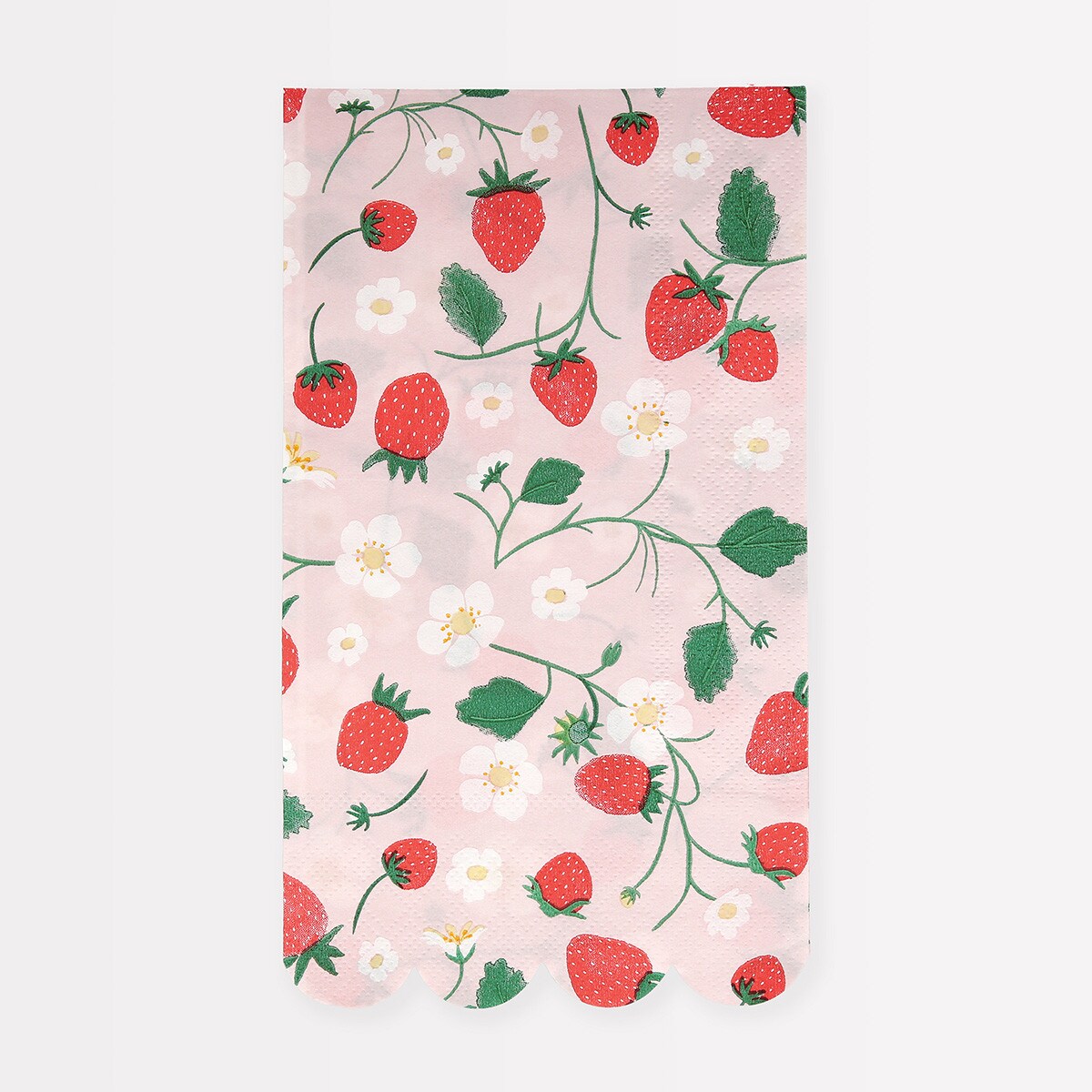 Strawberry Pattern Guest Towels (x 16)