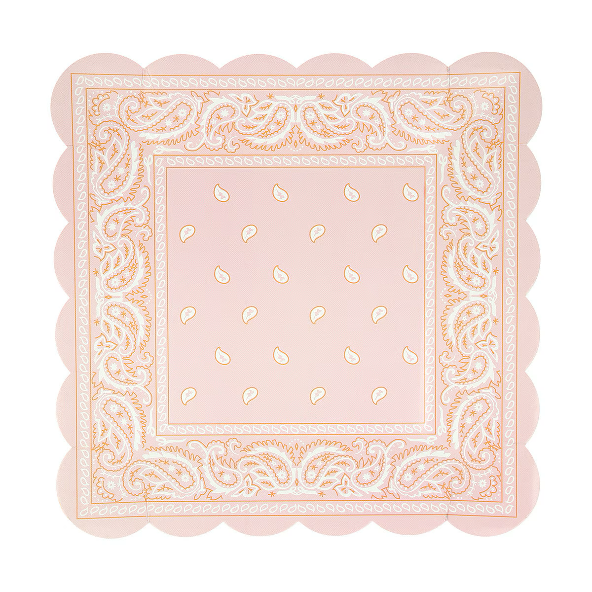 Western Bandana Square Plates (x 8)