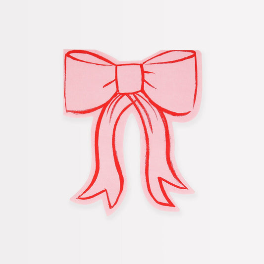 Bow Napkins (x 16)