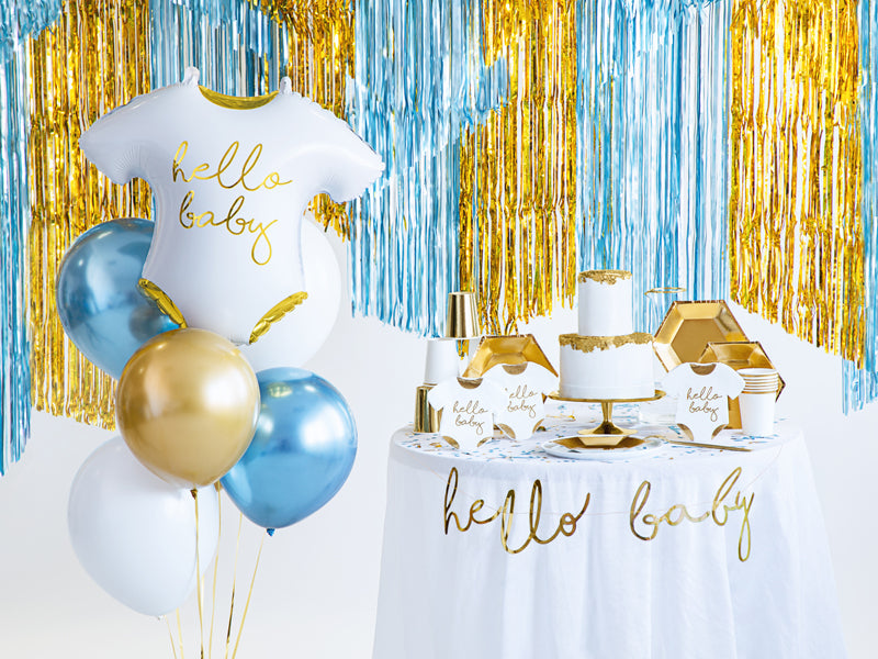 Foil Balloon Hello Baby Romper