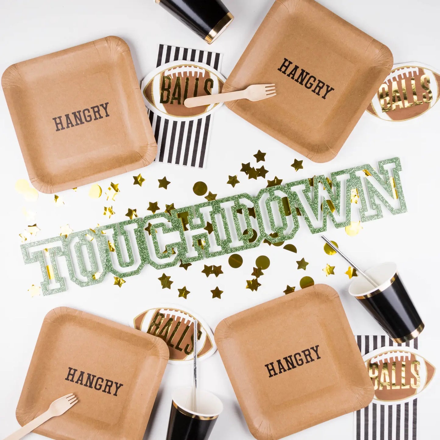 Black and White Striped Guest Napkins - 16 Pk.