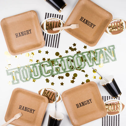 Black and White Striped Guest Napkins - 16 Pk.