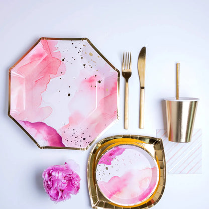 Pretty in Pink Charger Plates - 8 Pk.