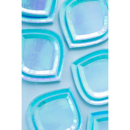 Posh Bubble Mint Plates - 3 Size Options - 8 Pk.