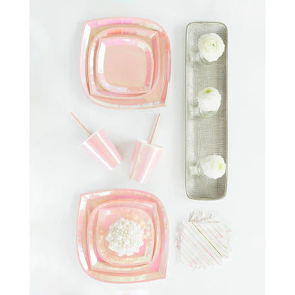 Posh Just Peachy Plates - 3 Size Options - 8 Pk.
