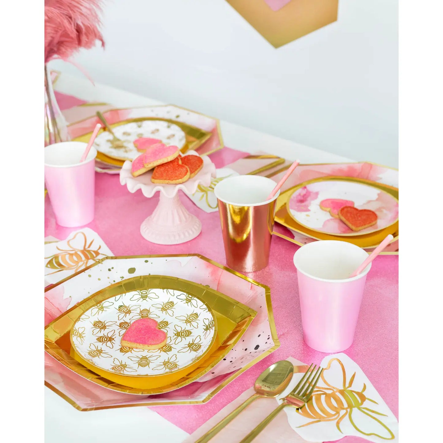 Posh PinkAholic 12 oz Cups - 8 Pk.