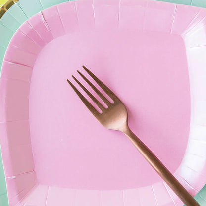 Posh PinkAholic Plates - 3 Size Options - 8 Pk.
