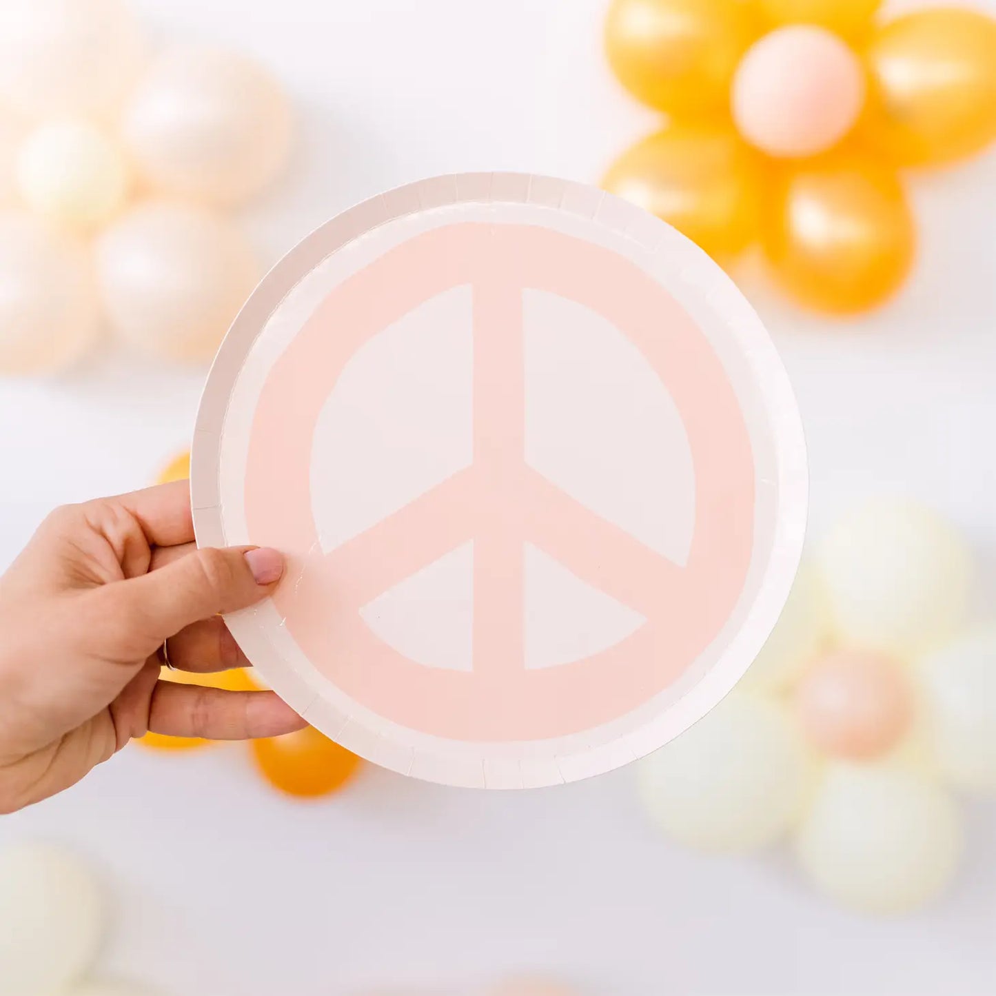Peace & Love Peace Dessert Plates - 8 Pk.