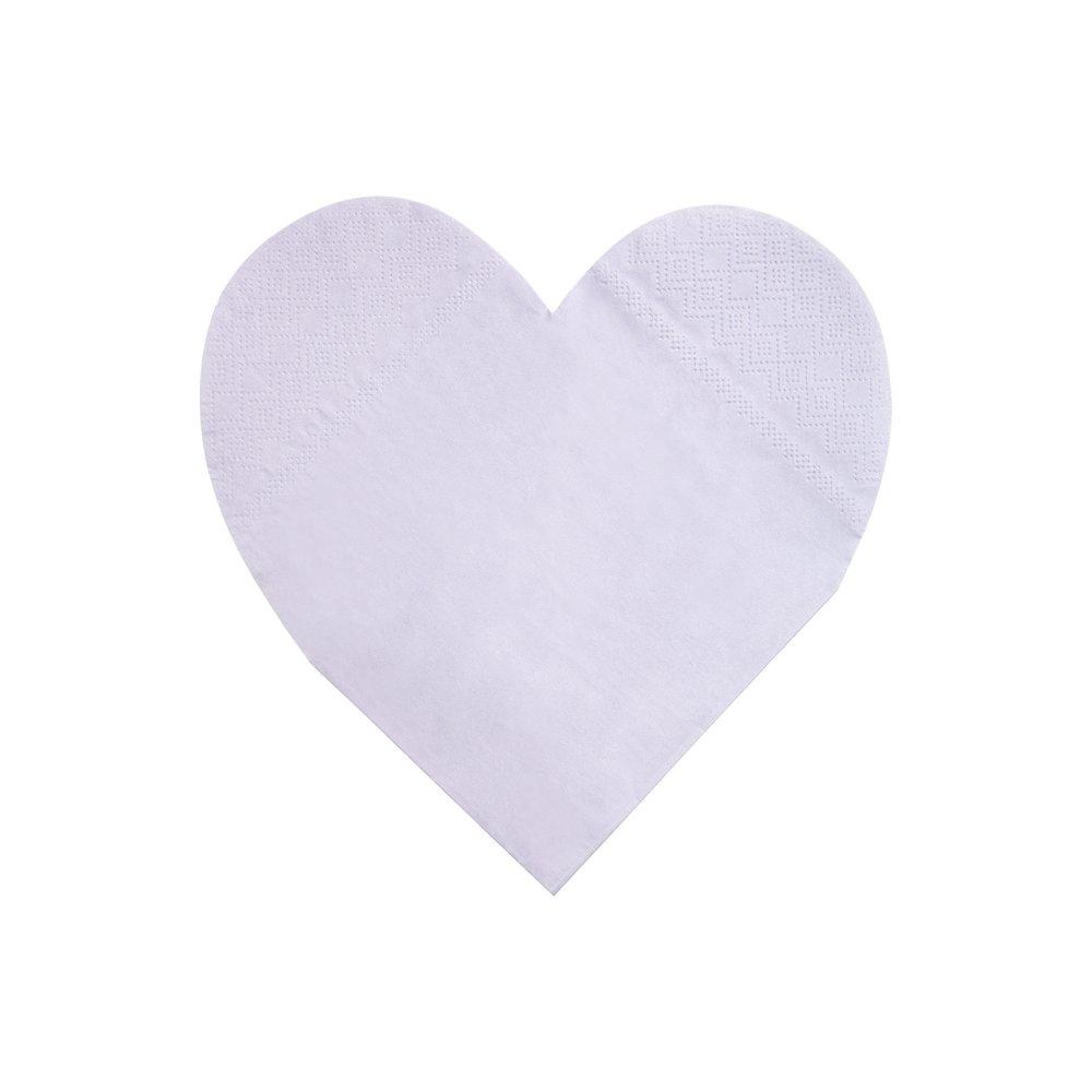 Party Palette Heart Large Napkins (set of 20)