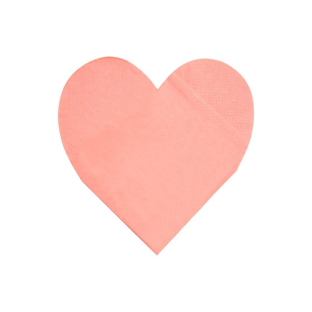 Party Palette Heart Large Napkins (set of 20)