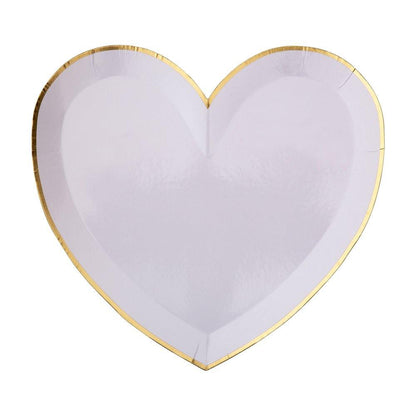Party Palette Heart Large Plates (set of 8)