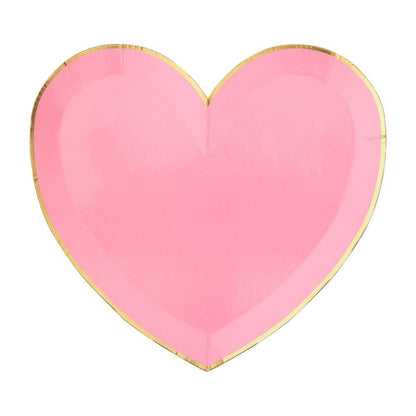 Party Palette Heart Large Plates (set of 8)
