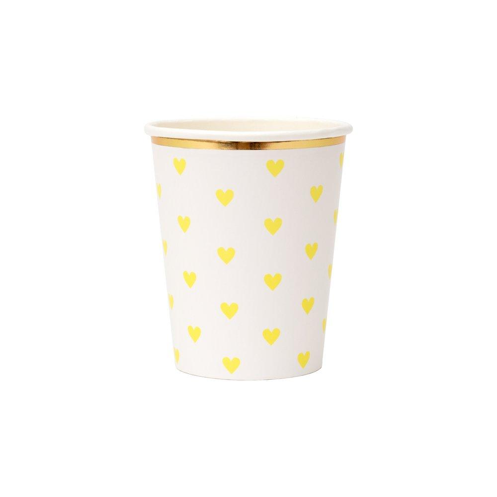 Party Palette Heart Cups (set of 8)