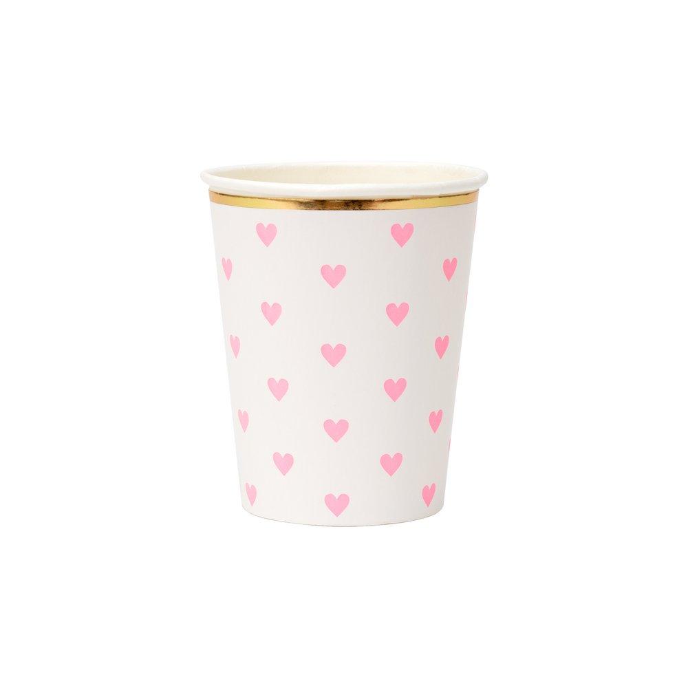 Party Palette Heart Cups (set of 8)