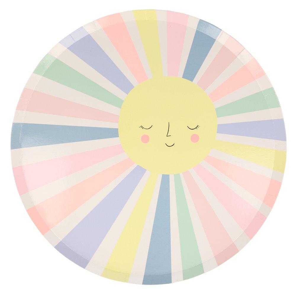 Rainbow Sun Dinner Plates (set of 12)