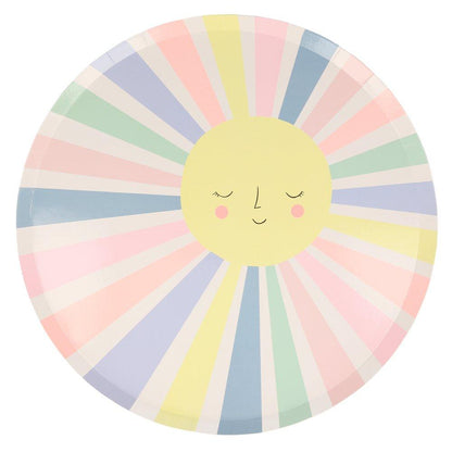 Rainbow Sun Dinner Plates (set of 12)