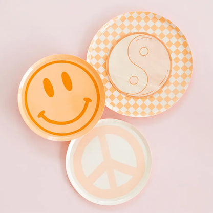 Peace & Love Peace Dessert Plates - 8 Pk.