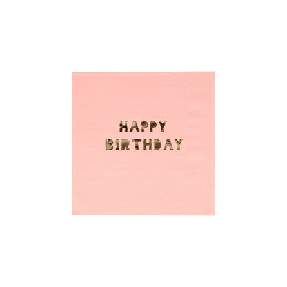 Happy Birthday Small Napkins