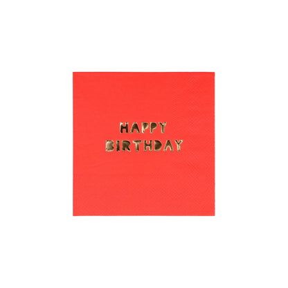 Happy Birthday Small Napkins