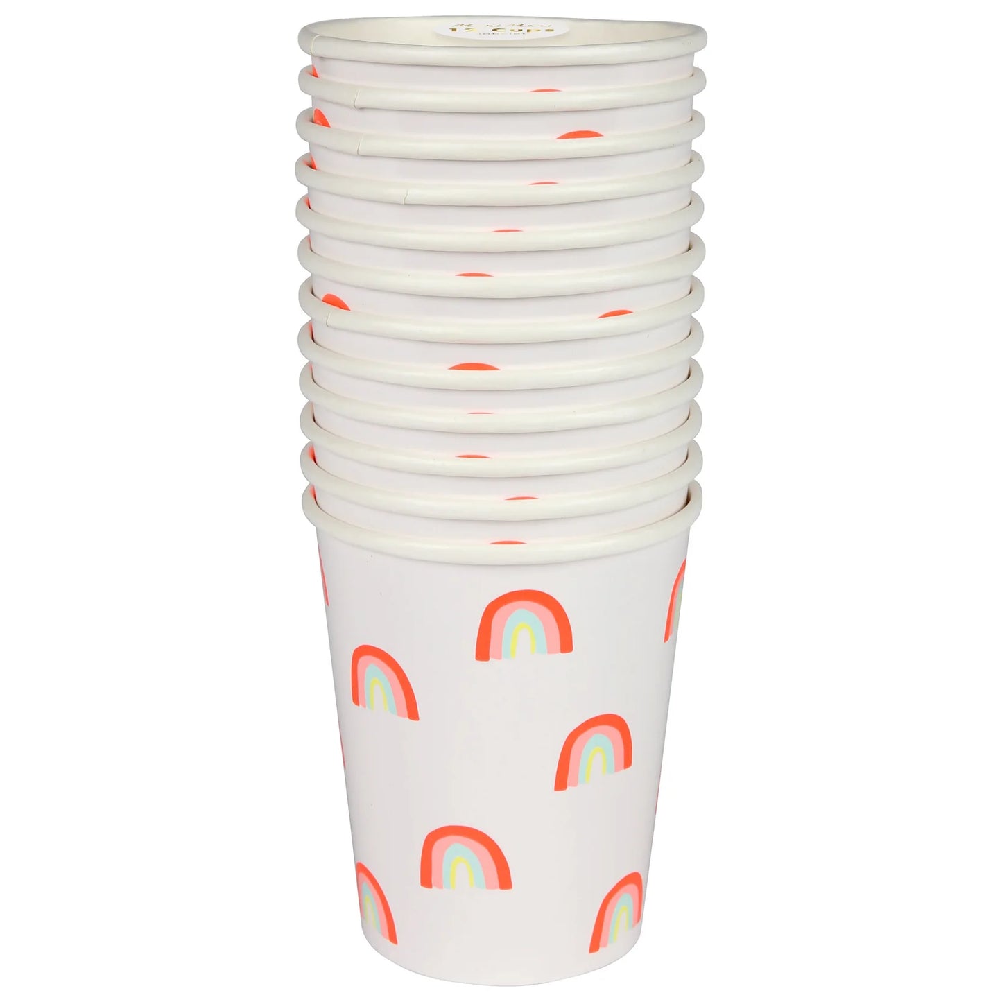 Neon Rainbow Party Cups