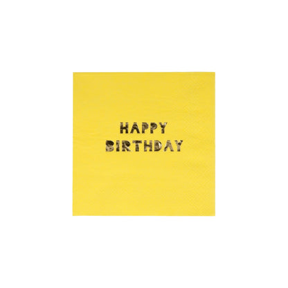 Happy Birthday Small Napkins
