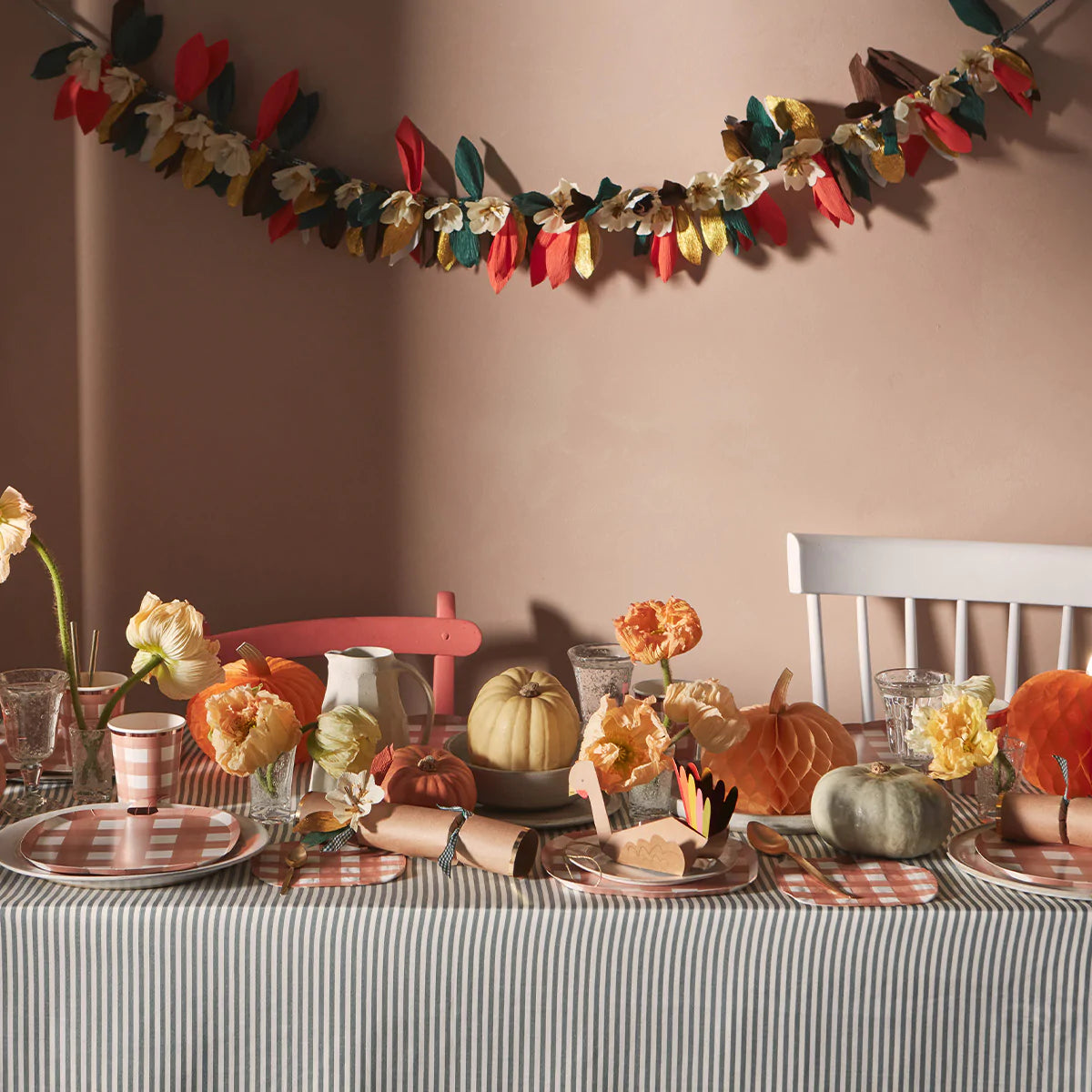 Autumn Flower Garland