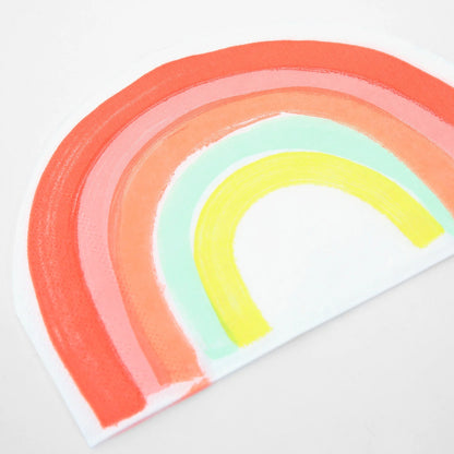 Neon Rainbow Napkins